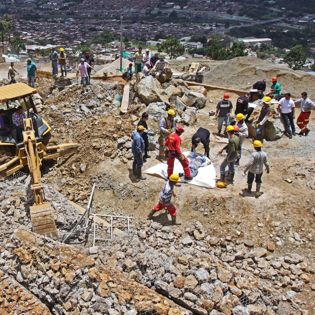 Imagen de referencia de una cantera en el sector de Santa Rita en Bello. Foto: EL COLOMBIANO