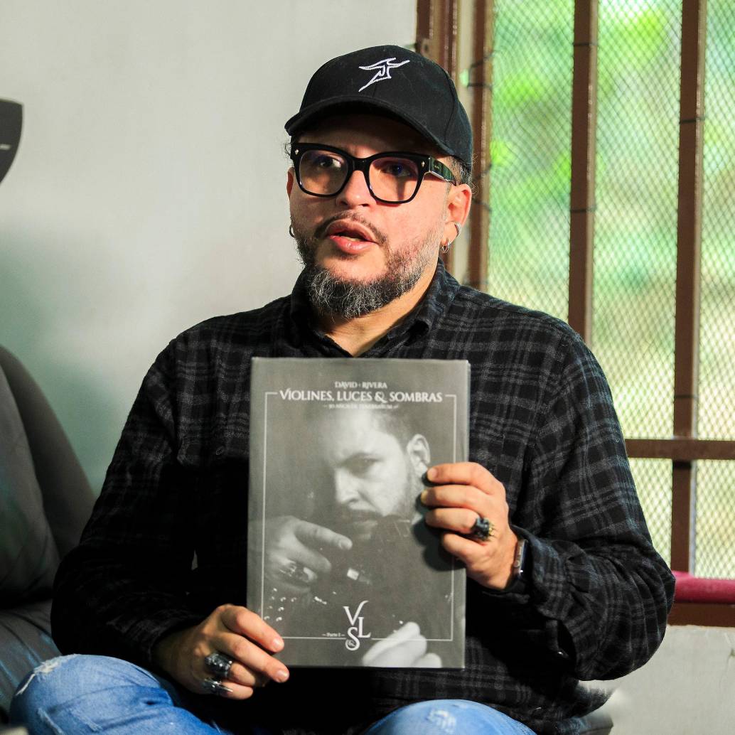 David Rivera, fundador de Tenebrarum, es uno de los referentes de la escena metalera de Medellín. FOTO camilo suárez
