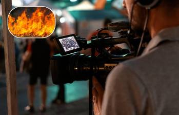 Un incendio en una grabación de serie de televisión terminó en tragedia. FOTO: Composición Freepik