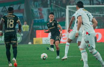En la imagen aparece Jorman Campuzano, uno de los más destacados del club verde en la campaña. FOTO ATLÉTICO NACIONAL
