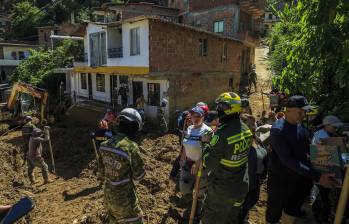 La tragedia ocurrió en el barrio San Isidro, en Sabaneta. FOTO: Andrés Camilo Suárez Echeverry