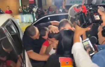 Angie Bonilla la mamá de Lyan José Hortúa expresó su alivio al conocer la noticia. FOTO: Captura de video