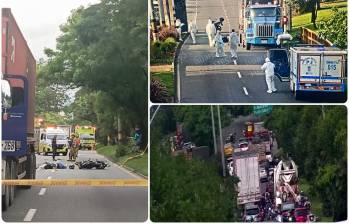 En lo corrido de 2025, ya van 64 motociclistas que han fallecido en las vías de Medellín. FOTOS: Cortesía Secretaría de Movilidad