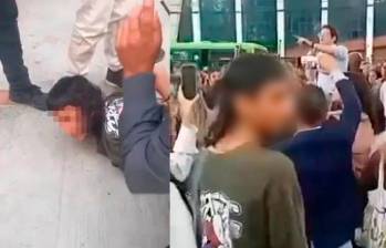 El menor de 15 años fue capturado instantes después de accionar el arma contra el precandidato presidencial. FOTO CAPTURA DE PANTALLA