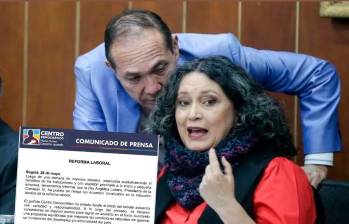 La senadora Angélica Lozano fue responsabilizada por el Centro Democrático de su salida de la ponencia mayoritaria. FOTO COLPRENSA