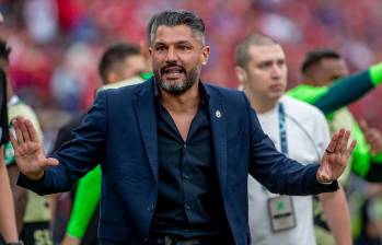 El entrenador Javier Gandolfi llegó a Nacional en enero del 2025, después de la salida sorpresiva de Efraín Juárez de la dirección técnica del club. FOTO: Juan Antonio Sánchez