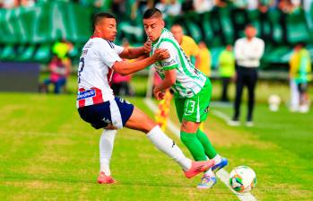 Camilo Cándido, lateral del Atlético Nacional. El uruguayo va a su casa a jugar por la Libertadores. FOTO CAMILO SUÁREZ