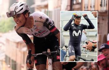 El mexicano Isaac Del Toro es líder del Giro de Italia. FOTO: Tomadas de X @Movistar_Team y @giroditalia