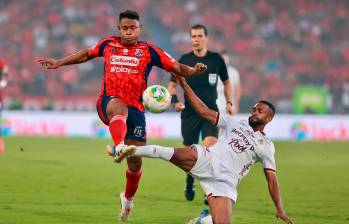 Independiente Medellín lidera el Grupo A de los cuadrangulares semifinales de la Liga Betplay. Léider Berrío, entre los inicialistas. Foto: MANUEL SALDARRIAGA