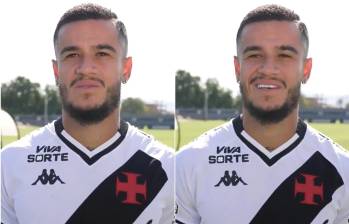 El reconocido jugador de Brasil y Vasco da Gama, Philippe Coutinho, estaba hablando en medio de la entrevista cuando de fondo se escucharon varios disparos. FOTO: CAPTURA VIDEO REDES SOCIALES