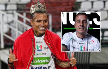 Con su doblete ante América de Cali, Dayro Moreno superó a Falcao García y se convirtió en el máximo goleador del fútbol profesional colombiano. FOTOS: Tomadas de redes sociales Once Caldas