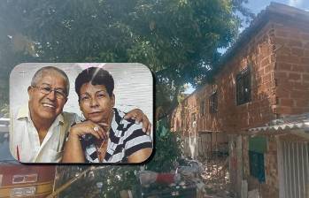 Don Pedro Alejandrino Sánchez, y su esposa, doña Lilia del Socorro Mazo, vivían en una vivienda contigua al sitio de la explosión. FOTOS: Alejandra Morales y Cortesía