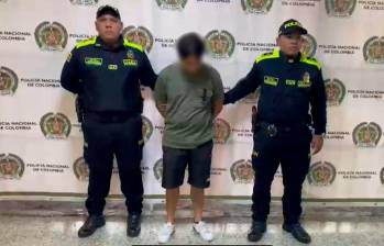 El sospechoso fue enviado a la cárcel con una medida de aseguramiento. FOTO: Cortesía Policía