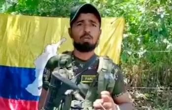 Alias Mocho Olmedo es uno de los cabecillas del Frente 33 de las disidencias de las Farc. FOTO: Cortesía
