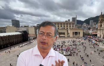 Este miércoles la asistencia a la movilización en Bogotá, Medellín y otras ciudades del país fue baja. FOTO: EL COLOMBIANO y Presidencia
