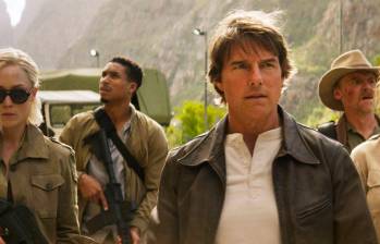Tom Cruise y parte del elenco en Misión imposible: Sentencia final. FOTO Cortesía Paramount Pictures