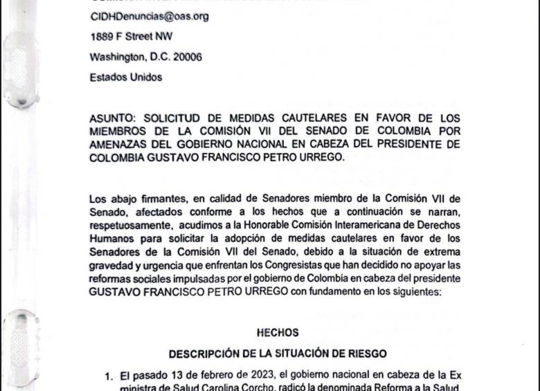 La denuncia ante la CIDH por el hostigamiento que ha sufrido el Congreso de la República por ejercer sus funciones legales y constitucionales