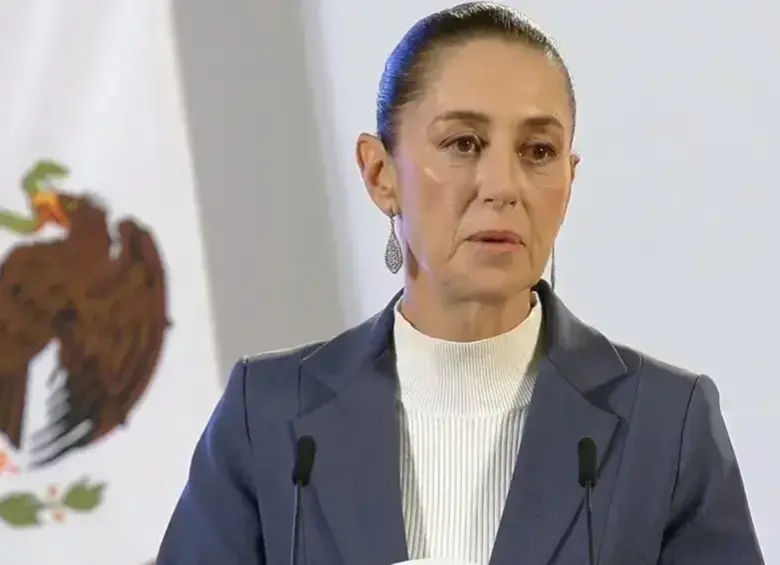 La presidenta mexicana sembró dudas sobre el triunfo de Daniel Noboa en Ecuador. FOTO: Europa Press