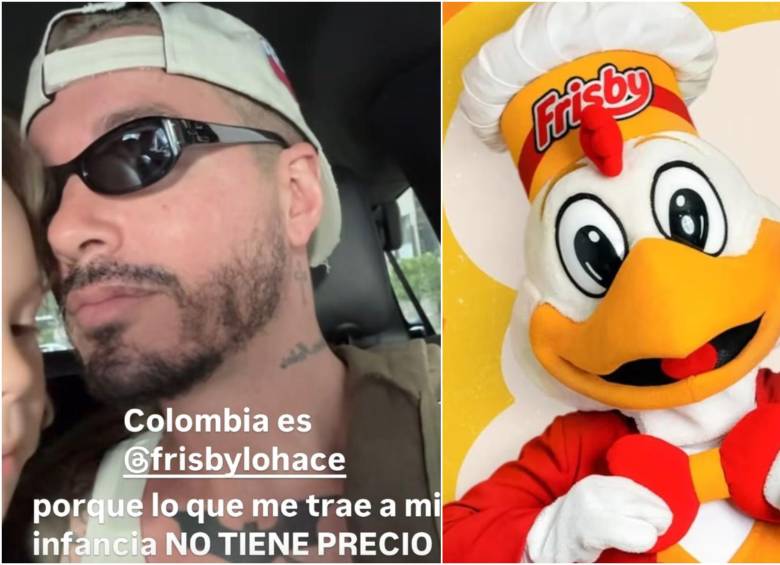 Por medio de sus redes sociales, J Balvin expresó un mensaje de apoyo a Frisby y en redes sociales recordaron que dijo que se lo tatuaría. FOTO: CAPTURA VIDEO REDES SOCIALES J BALVIN Y FRISBY