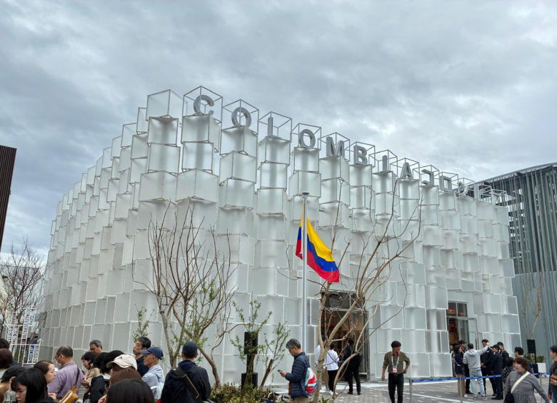 Casa Colombia en Japón, en la exposición Universal de Osaka. Foto: Departamento Administrativo para la Prosperidad Social. 