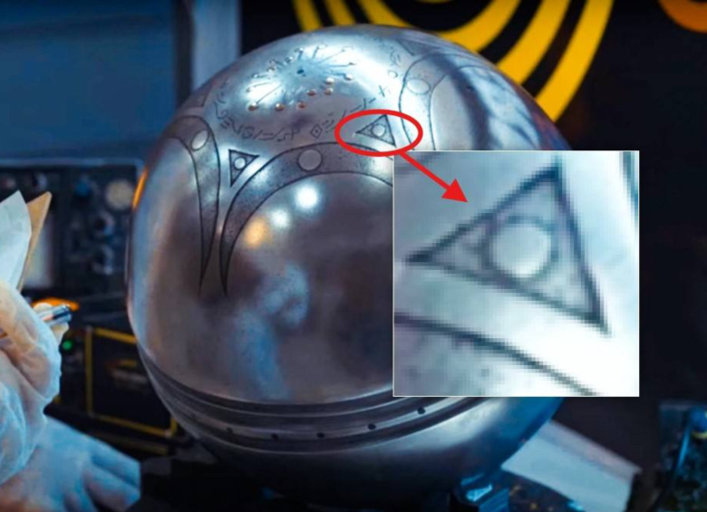 Este es uno de los símbolos encontrados en la esfera. Foto: Cortesía.