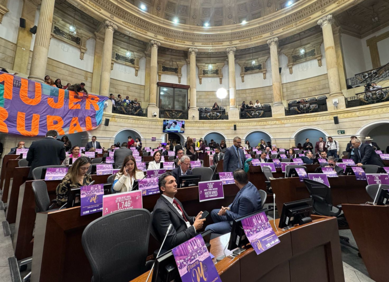 En marzo, 11 proyectos de ley a favor de los derechos de las mujeres no pudieron ser debatidos por falta de quorum. Foto: Congreso.